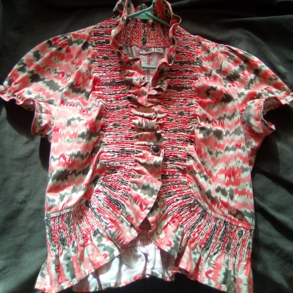 CATO Printed Shrug
